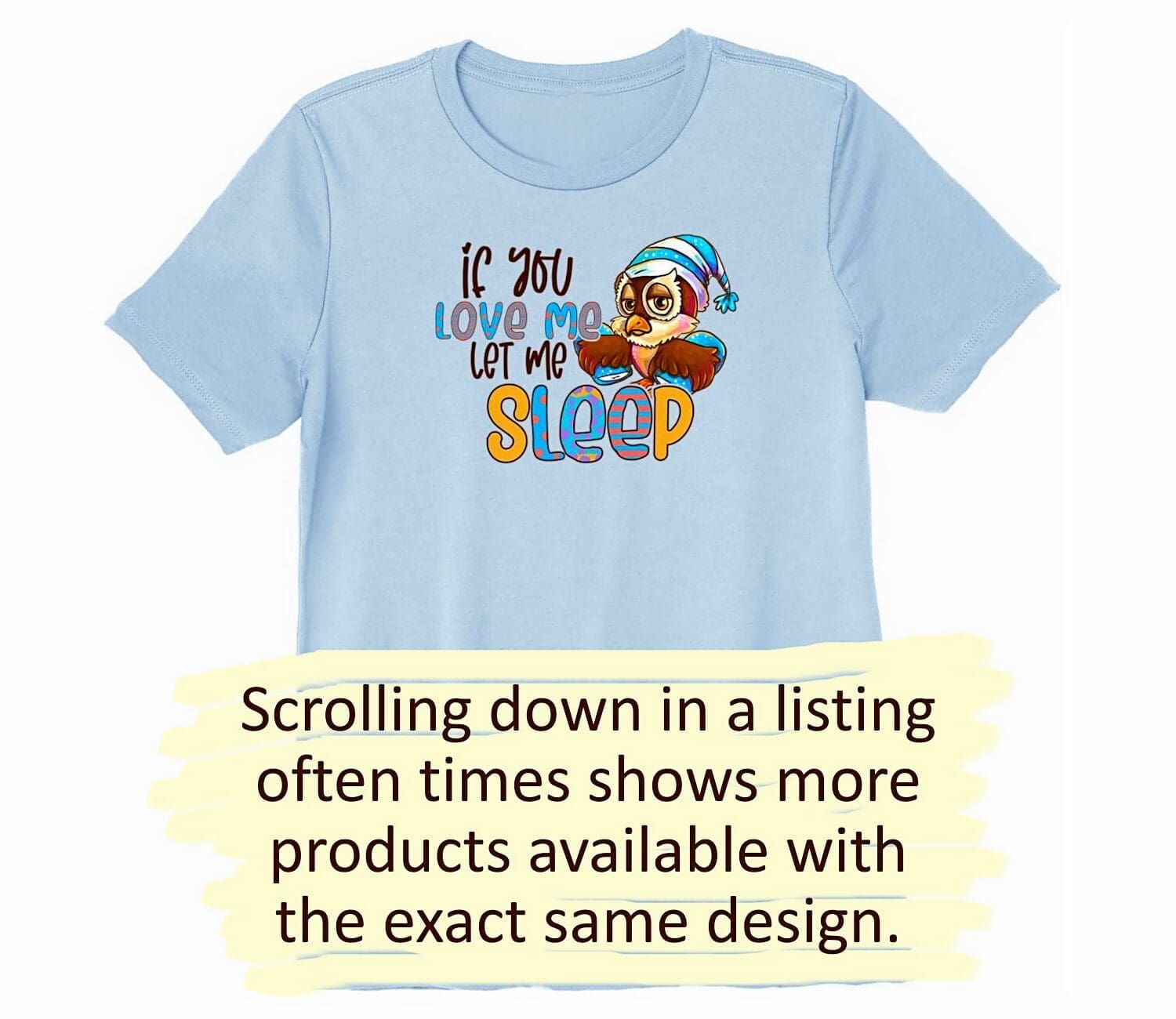 More products offered notification.
