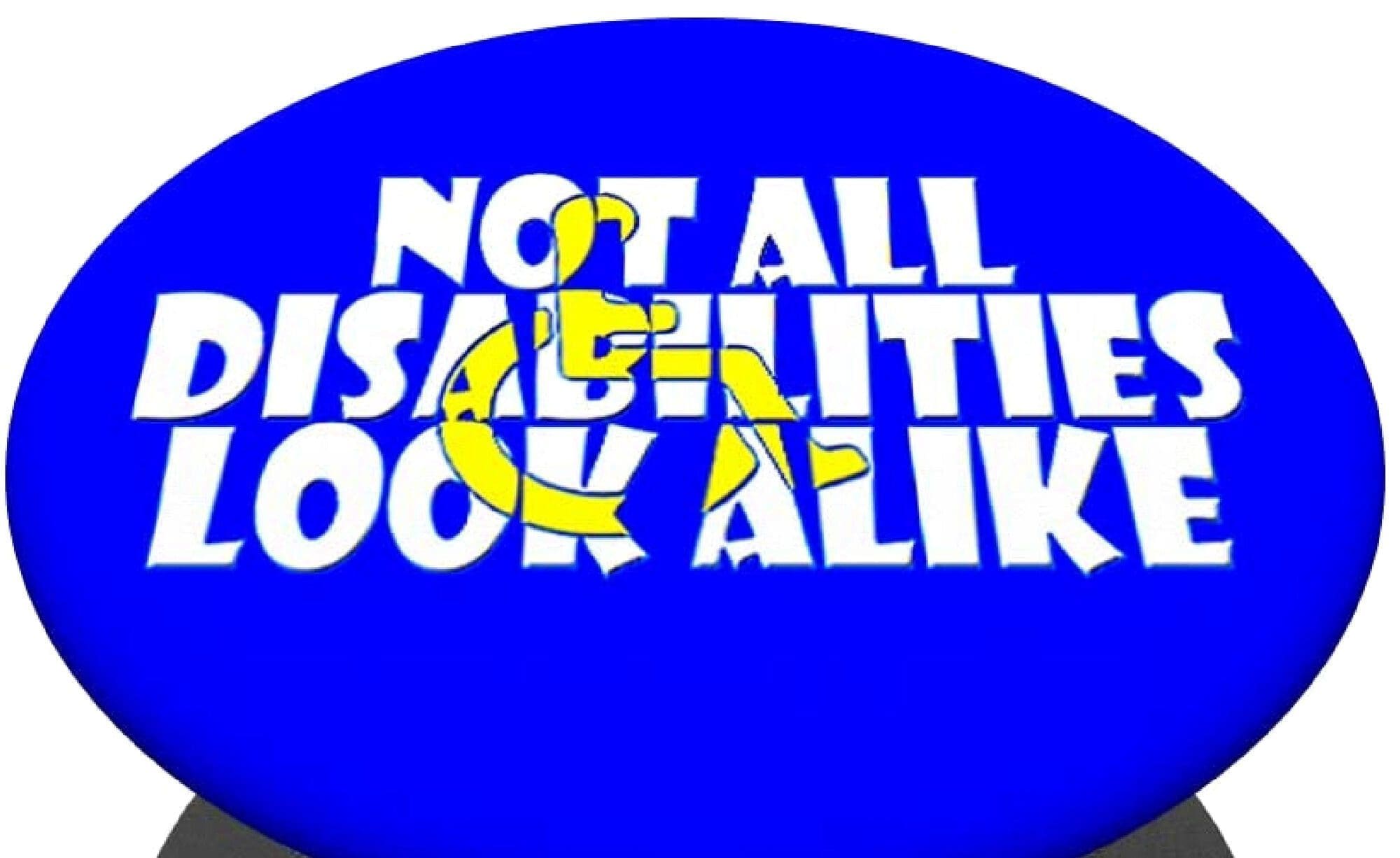 Disability Awareness Popsocket. Not all disabilities look alike.
