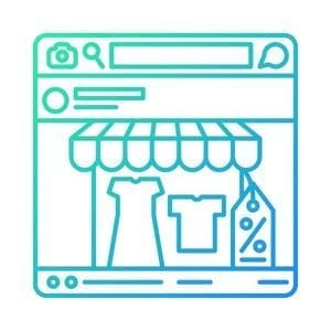 Marketplaces shop icon